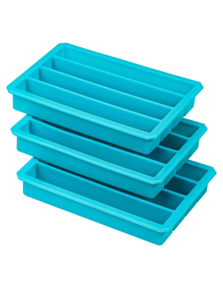 Bandejas de Hielo de Silicona Webake 12 Cavidades Azul