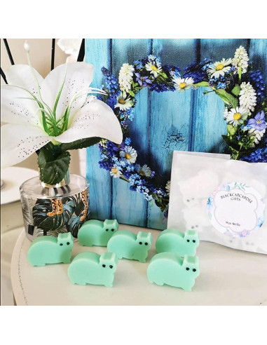 Bandeja de Hielo de Silicona LYWOO en Forma de Gato - 2 Piezas