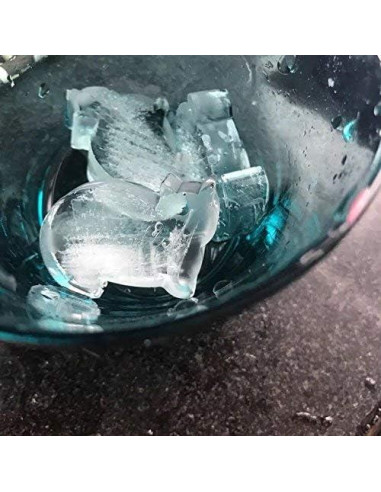 Bandeja de Hielo de Silicona LYWOO en Forma de Gato - 2 Piezas