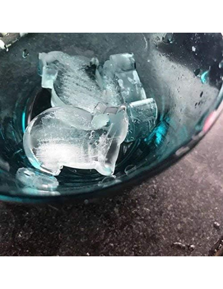 Bandeja de Hielo de Silicona LYWOO en Forma de Gato - 2 Piezas