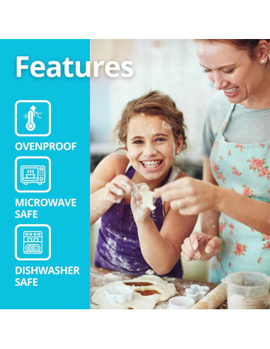 Conjunto de 108 Cortadores de Galletas de Plástico Multicolor