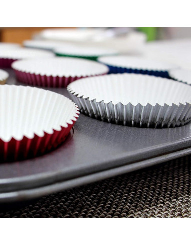 Forros de Cupcake de Papel Eoonfirst 100 Pcs Rosa 5cm