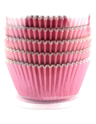 Forros de Cupcake de Papel Eoonfirst 100 Pcs Rosa 5cm