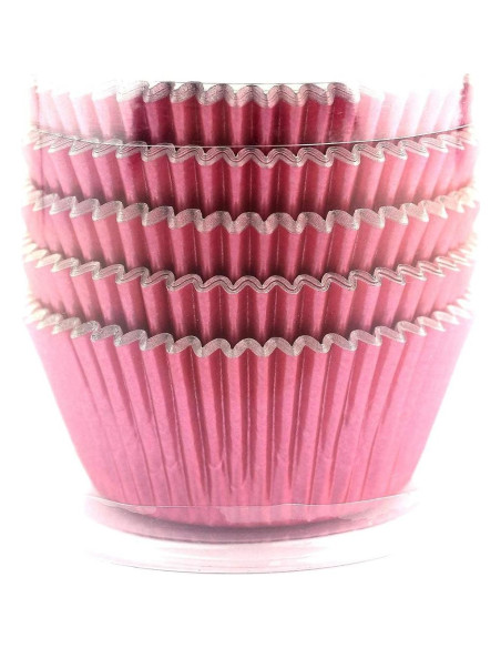 Forros de Cupcake de Papel Eoonfirst 100 Pcs Rosa 5cm