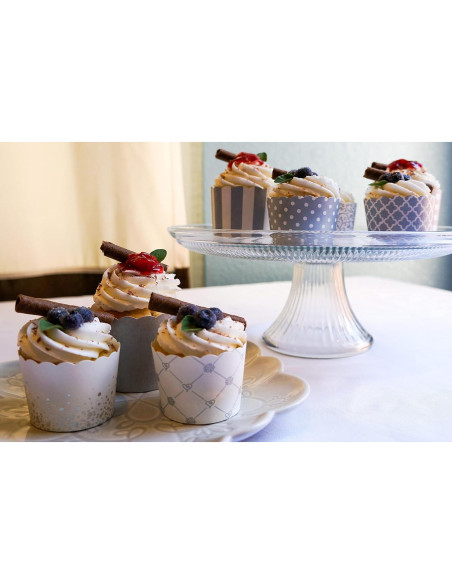Paquete de 50 Tazas de Papel Bake-In-Cup para Cupcakes Grande