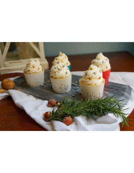 Paquete de 50 Tazas de Papel Bake-In-Cup para Cupcakes Grande