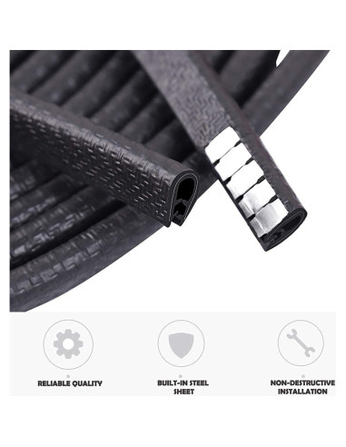 Protector de Borde de Puerta Universal CloudBuyer 10m Negro