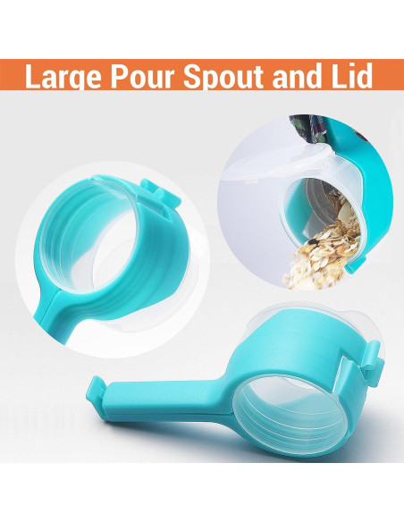 Juego de 4 Clips de Sellado para Alimentos Evo0024 - Colores Mixtos