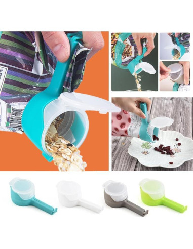 Juego de 4 Clips de Sellado para Alimentos Evo0024 - Colores Mixtos