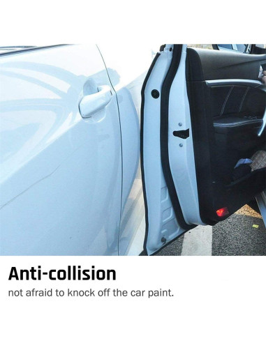 Protector de Borde de Puerta Universal CloudBuyer 10m Negro