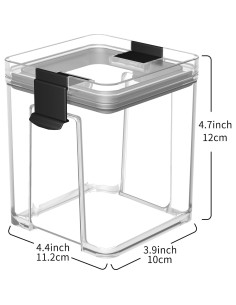 Contenedor de Almacenamiento de Alimentos Cetomo 5.6 Tazas Sellado 2
