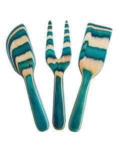 Juego de Cuchillos para Queso 3 Piezas Totally Bamboo Mykonos