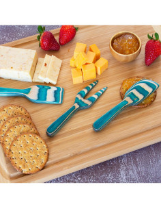 Juego de Cuchillos para Queso 3 Piezas Totally Bamboo Mykonos 2