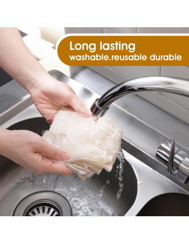 Set de 40 Paños de Queso Reutilizables Lemecima 50.8x50.8 cm