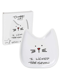 Reposa Cucharas de Cerámica Pavilion Blobby Cat 12.7 cm