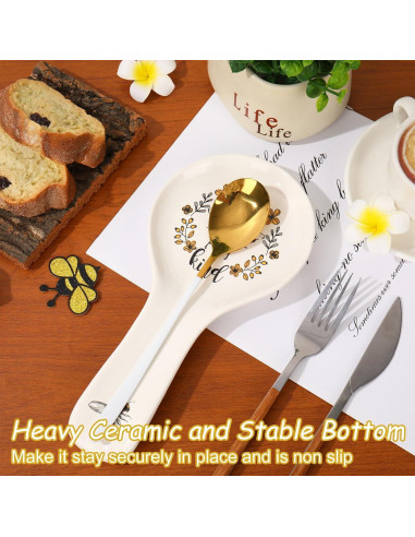 Soporte para Cucharas de Cerámica FYSUIMU Diseño Abeja 24 cm