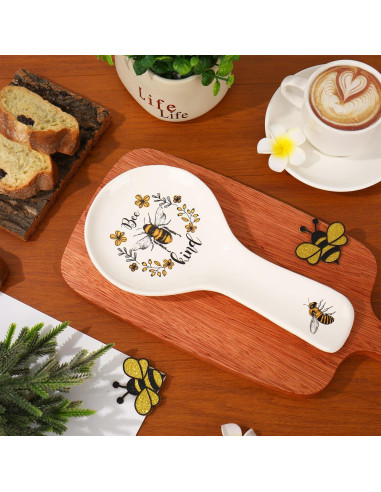 Soporte para Cucharas de Cerámica FYSUIMU Diseño Abeja 24 cm