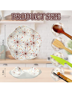 Soporte para Cucharas de Cerámica Honeydak 13.21 cm Amarillo 2