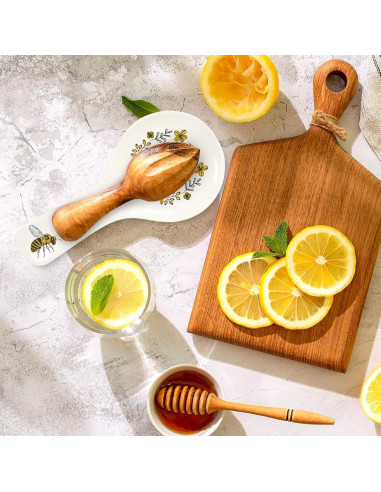 Soporte para Cucharas de Cerámica FYSUIMU Diseño Abeja 24 cm