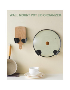 Organizador de Tapa de Olla Tendiren, 3 Soportes Ajustables 2