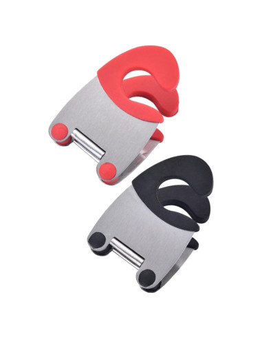 Clip de Olla Garneck 2 Pcs Soporte para Cucharas Resistente