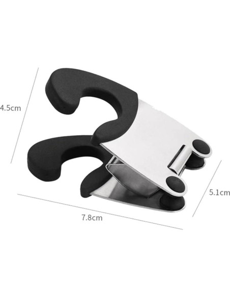 Clip de Olla Garneck 2 Pcs Soporte para Cucharas Resistente