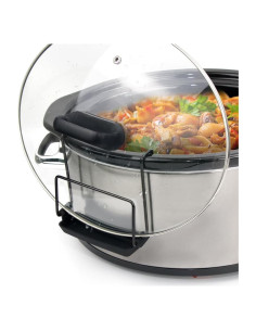 Soporte para Tapa de Olla Lenta SOPHICO Acero Inoxidable Negro