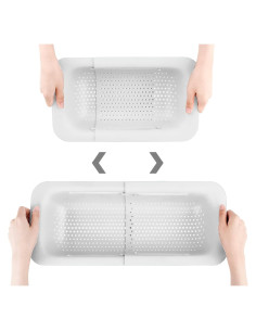 Colador Plegable WYOK Expandible 36.1 a 49.5 cm Blanco