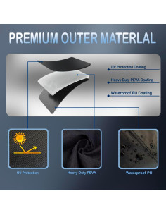 Cubierta de Coche AMBARI BZ-401 para Nieve y Lluvia 2