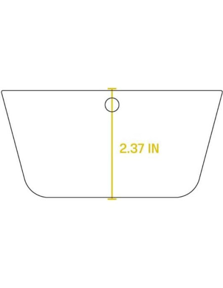 Soporte de Mango de Silicona Lodge BOLD Gris 12.7x6.03 cm