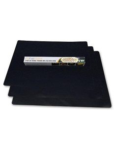 Paquete de 3 alfombrillas para horno FitFabHome 40x58 cm