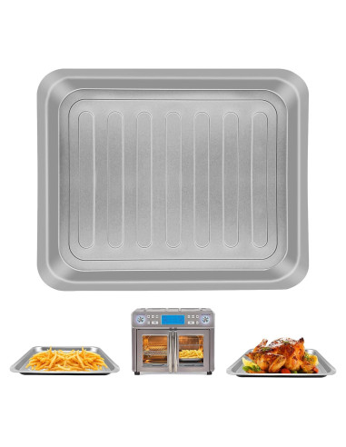 Bandeja de Acero Inoxidable para Freidora de Aire Emeril Lagasse 35.56x30.48 cm