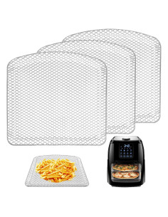 Canasta de Freidora de Aire Chefman 6.3QT 3 Piezas Acero 24.2cm