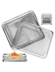 Canasta de Acero para Freidora de Aire Cuisinart TOA-28 27.18x24.89cm