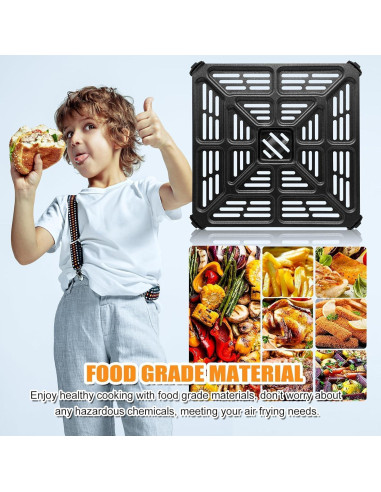 Bandeja de Acero Inoxidable para Horno de Aire Cuisinart 6QT