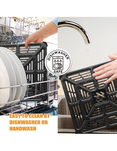 Bandeja de Acero Inoxidable para Horno de Aire Cuisinart 6QT