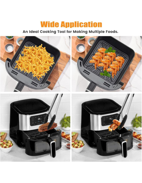 Bandeja de Acero Inoxidable para Horno de Aire Cuisinart 6QT