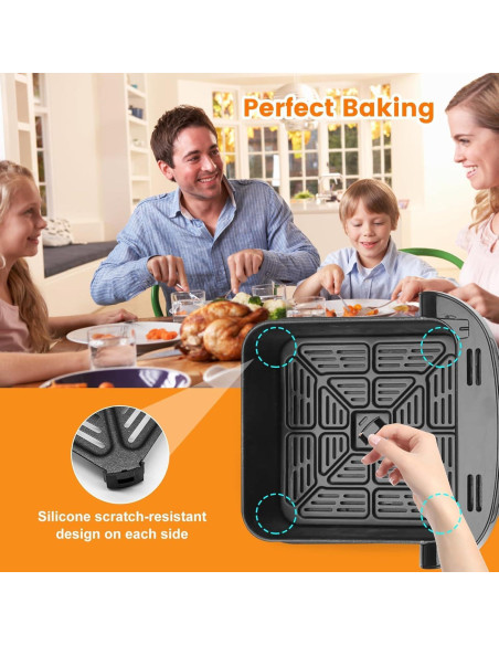 Bandeja de Acero Inoxidable para Horno de Aire Cuisinart 6QT