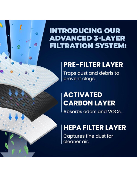 Filtro de Aire Refrigerador Mist Paultra2 2 Unidades Carbono