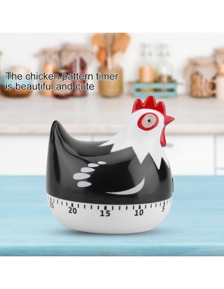 Temporizador de Cocina Chazcool Patrón de Pollo 6.5cm
