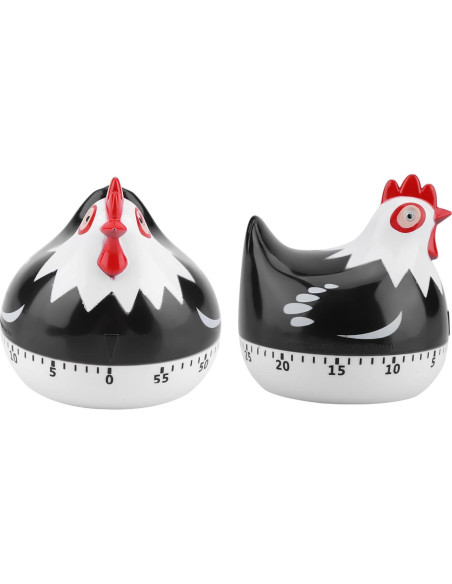 Temporizador de Cocina Chazcool Patrón de Pollo 6.5cm