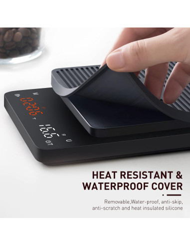 Balanza de Café BAGAIL BASICS 3 kg Alta Precisión con Temporizador