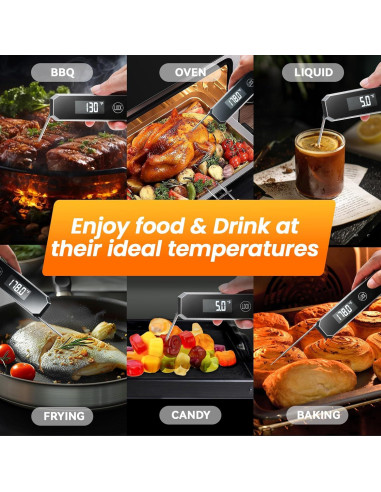 Termómetro Digital de Carne XBelmber - Lectura Instantánea 0.5s