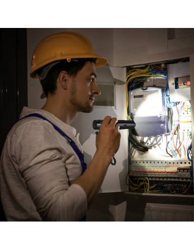 36 Mini Linternas LED Aluminio Tujoe Negras para Emergencias