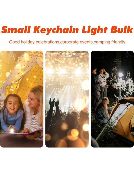 Set de 150 Linternas LED Mini Llavero MioSeteoor 6.5cm