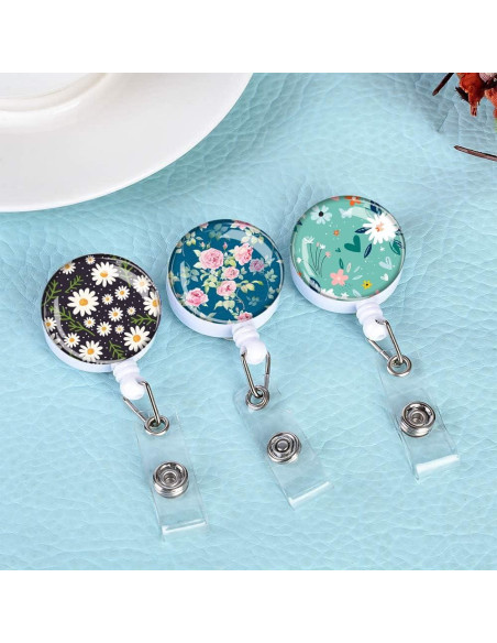 Soporte Retráctil Identificación Anffilona 3 Paquete Flores