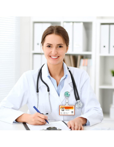 Soporte Retráctil Identificación Anffilona 3 Paquete Flores