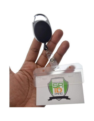 Paquete de 2 Carabinas ID Especialista con Sujetador de Tarjeta