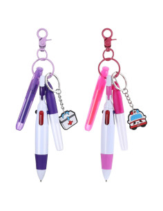 Set de Bolígrafos Insignia para Enfermeras Prasacco - 4 Piezas