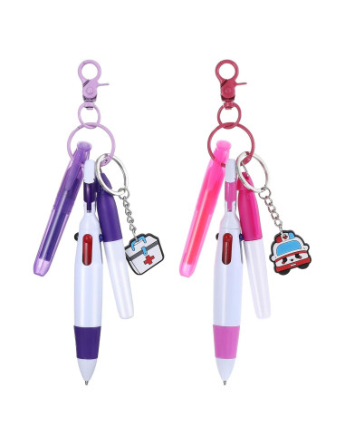 Set de Bolígrafos Insignia para Enfermeras Prasacco - 4 Piezas